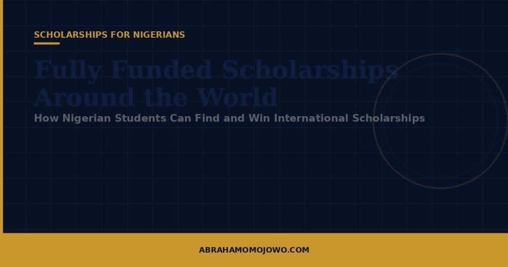Scholarships for Nigerian Students: How to Find Fully Funded and Partial Scholarships Around the World